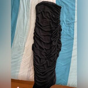 Simple sexy black fitted to your shape dress! Worn one time for a birthday